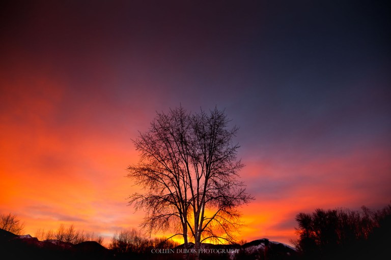 Sunrise at Sun Valley Ski area