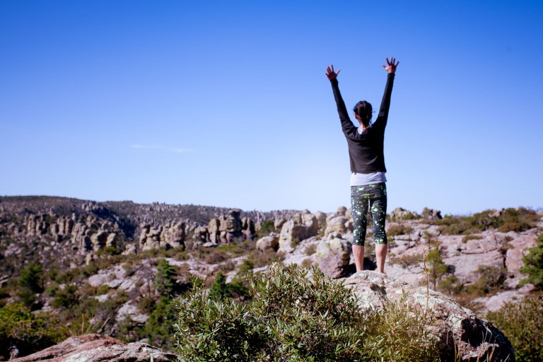 Top of Chiricahua National Monument. Finding yourself in Arizona