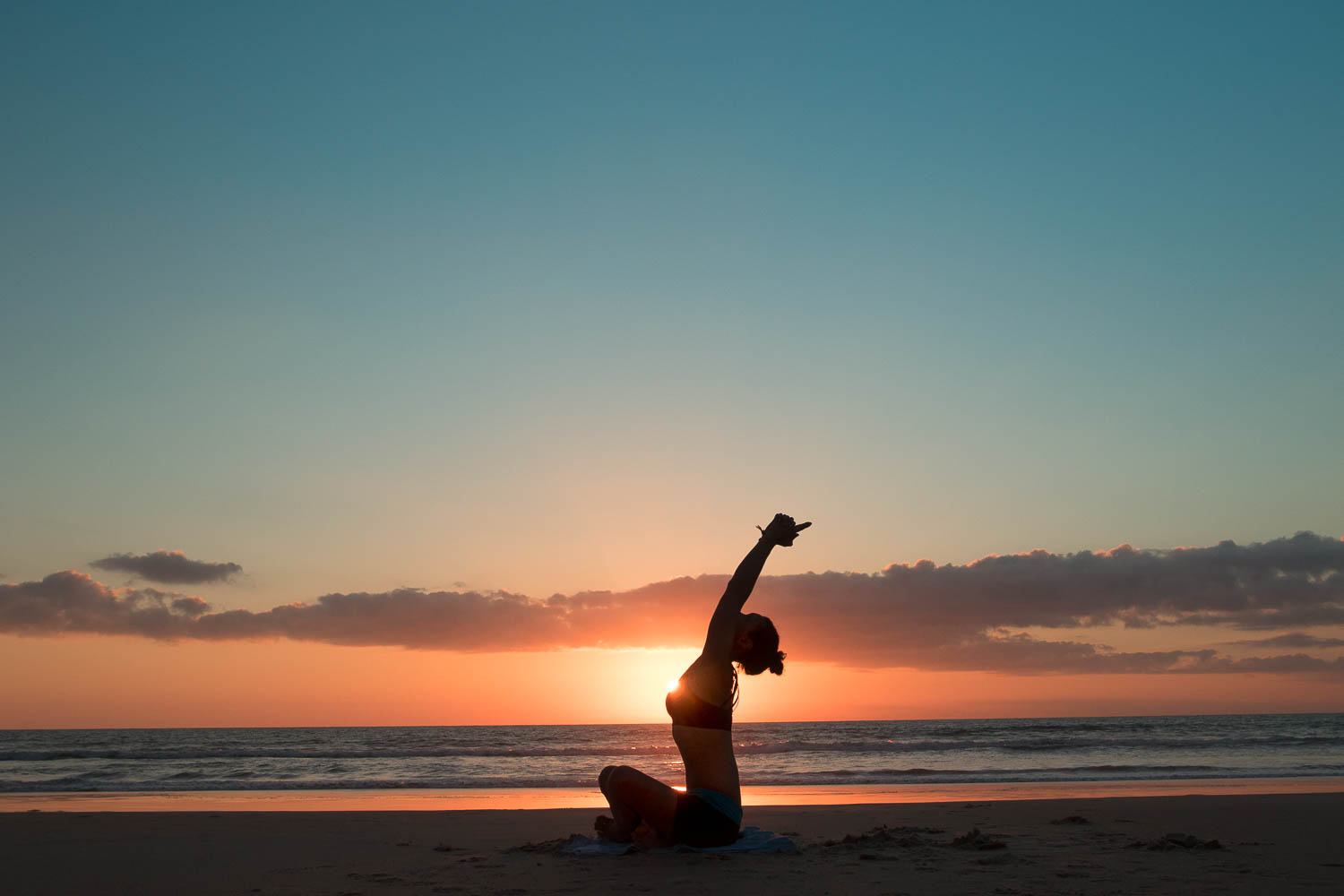 Sunrise yoga in Florida